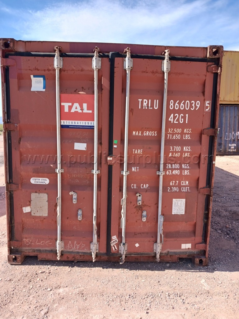 (1) 40' Storage Container - Used #TRLU 866039 — photo 1