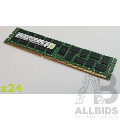 Samsung 8GB ECC DDR3 12800R RDIMM RAM - Lot of 24 - photo 1