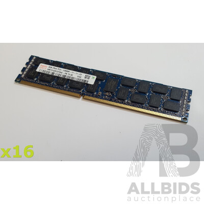Hynix 8GB ECC DDR3 12800R RDIMM RAM - Lot of 16 - photo 1