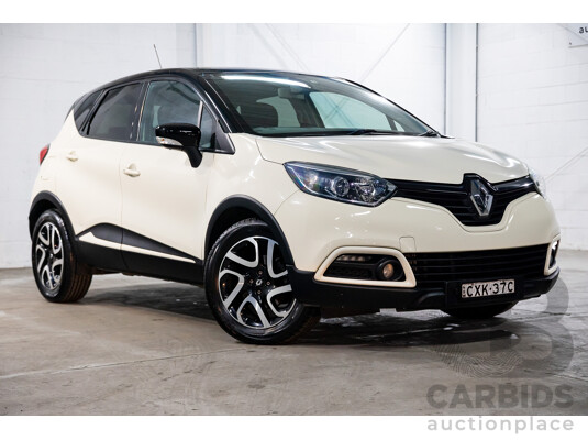 1/2015 Renault Captur Dynamique (FWD) J87 4d Wagon Ivory White / Black Roof Turbo 1.2L - photo 1