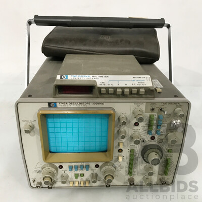 HP 1742A Oscilloscope with Integrated Multimeter