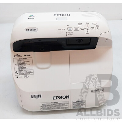 Epson (EB-585Wi) WXGA 3LCD Projector
