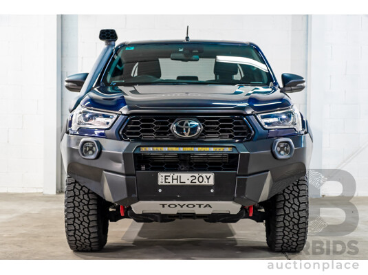 09/2020 Toyota Hilux RUGGED X (4x4) GUN126R Facelift 4d Double Cab P/Up Nebula Blue Turbo Diesel 2.8L - photo 1