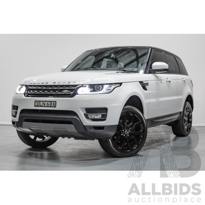 11/2016 Range Rover Range Rover Sport 3.0 TDV6 SE (AWD) LW MY16.5 4d Wagon Fuji White Turbo Diesel V6 3.0L