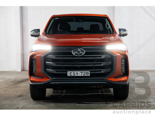 03/2022 LDV T60 Max Luxe (4x4) SK8C Double Cab Utility Maple Leaf Orange Twin Turbo Diesel 2.0L - photo 1