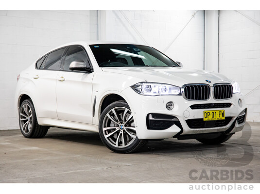 1/2016 BMW X6 M50d (AWD) F16 4d Coupe Alpine White Triple Turbo Diesel 2.9L - photo 1