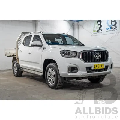 05/2020 LDV T60 Pro (4x4) SK8C Double Cab Utility Blanc White Turbo Diesel 2.8L