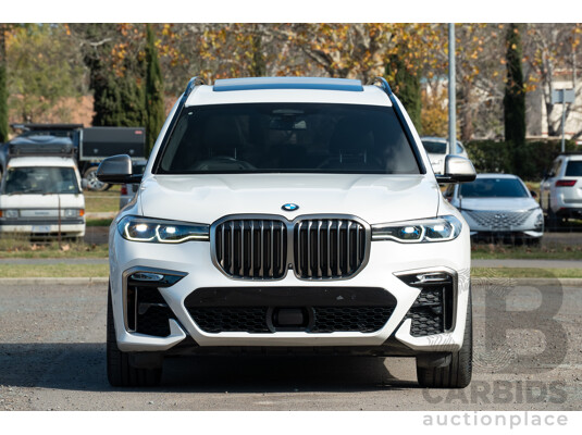 05/2019 BMW X7 M50d (AWD) G07 MY19 4d Wagon Mineral White Metallic Quad Turbo Diesel 3.0L - 7 Seater - photo 1
