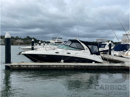 NO RESERVE - 2005 Searay 315 Sundancer, Twin 5.0L V8 MPi Mercruisers, 365hrs - photo 1
