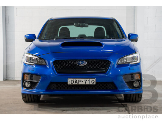 08/2015 Subaru WRX Premium (AWD) AWD MY16 4D Sedan Blue Turbo 2.0L - photo 1