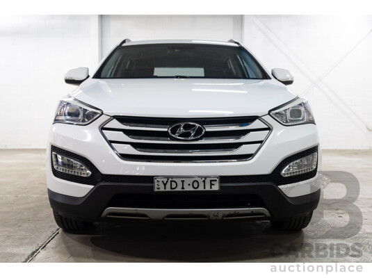 01/2015 Hyundai Santa Fe ACTIVE CRDi (4x4) AWD DM MY15 4D Wagon Creamy White Diesel Turbo 2.2L - photo 1