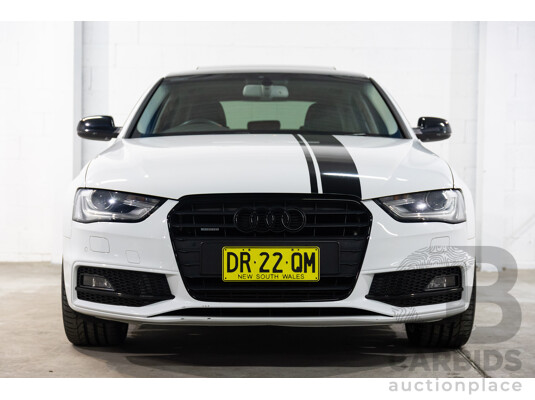 6/2014 Audi A4 2.0 TFSI S-Line Quattro B8 (8K) MY14 4d Sedan Glacier White Metallic Turbo 2.0L - photo 1