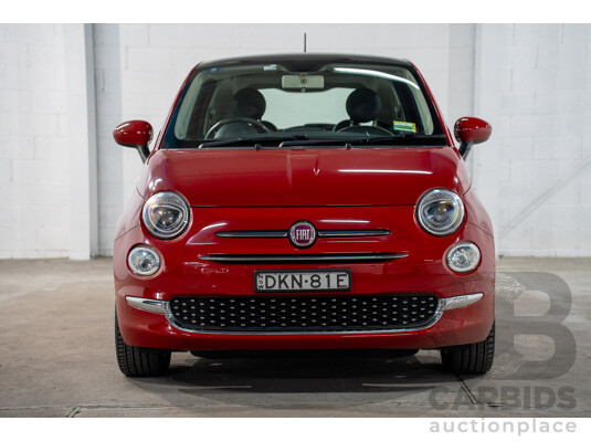 09/2016 Fiat 500 LOUNGE FWD SERIES 4 3D Hatchback Pasodoble Red 1.4L - photo 1
