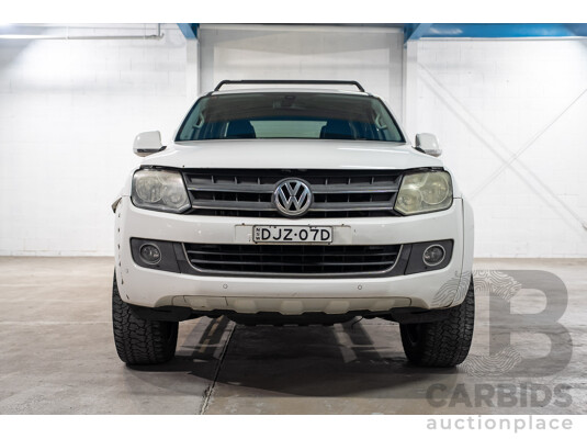 09/2013 Volkswagen Amarok TDI420 Highline (4x4) 2H MY13 Dual Cab Utility Candy White Turbo Diesel 2.0L - photo 1