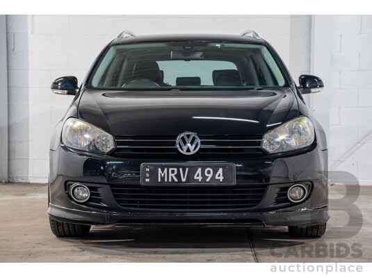 2/2010 Volkswagen Golf 90 TSI Trendline 1K MY10 4d Wagon Black 1.4L - photo 1