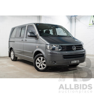 10/2011 Volkswagen Multivan 103 TDI Comfortline T5 MY10 4D Wagon Grey Turbo Diesel 2.0L - 7 Seater