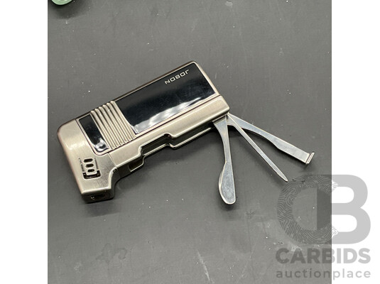 Assorted Lighters, Including JOBON Multi-tool Lighter - Lot of 35 - photo 1