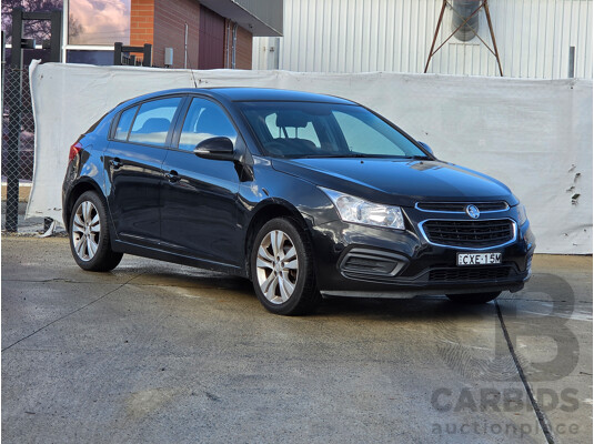 4/2015 Holden Cruze Equipe JH MY14 5d Hatchback Black 1.8L - photo 1
