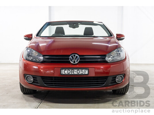 9/2011 Volkswagen Golf 118 TSI 1C 2d Cabriolet Red 1.4L - photo 1