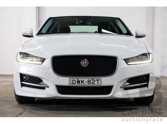 03/2018 Jaguar XE 20d R-Sport MY18 4d Sedan Polaris White Diesel Turbo 2.0L - photo 1
