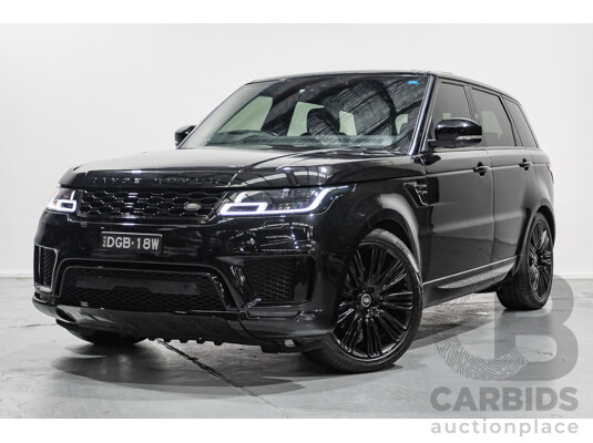 4/2018 Range Rover Range Rover Sport SDV6 HSE (AWD) LW MY18 4d Wagon Ultimate Black Metallic Turbo Diesel V6 3.0L - photo 1