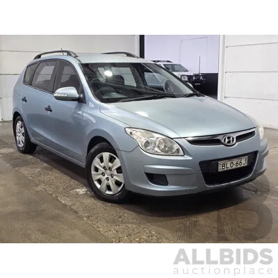 7/2009 Hyundai I30 cw SX 2.0L FWD MY09 4 Door Wagon Blue