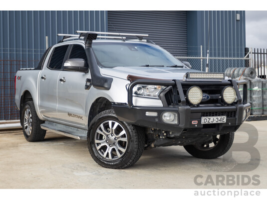 7/2017 Ford Ranger Wildtrak 3.2 (4x4) PX MKII MY17 Update Dual Cab P/Up Ingot Silver Metallic Turbo Diesel 3.2L - photo 1