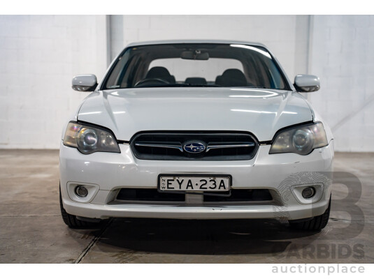 01/2004 Subaru Liberty 2.5i Luxury MY04 4d Sedan White 2.5L - photo 1