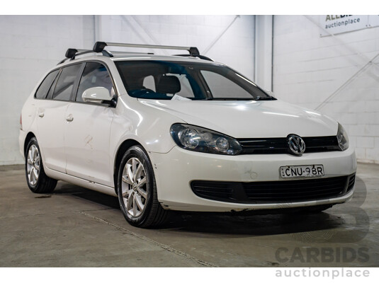 12/2012 Volkswagen Golf 90 TSI Trendline (FWD) 1K MY13 4D Wagon White Turbo 1.4L - photo 1