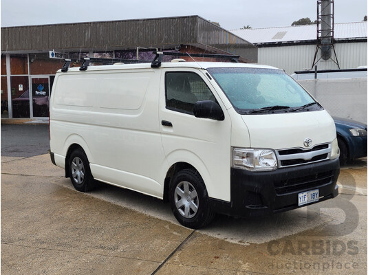 3/2012 Toyota Hiace LWB KDH201R MY12 UPGRADE 4d Van White 3.0L - photo 1
