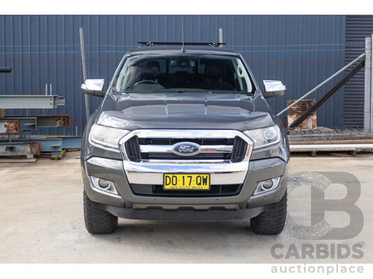 02/2018 Ford Ranger XLT 3.2 (4x4) PX MKII MY18 Dual Cab Pick Up Grey Turbo Diesel 3.2L - photo 1