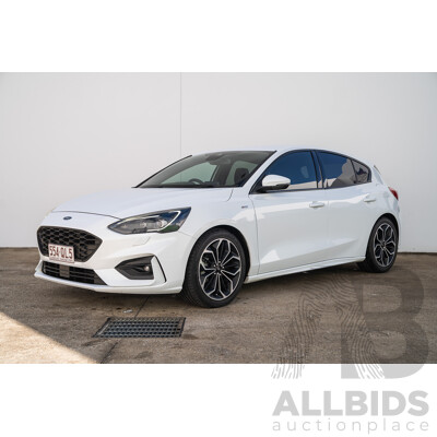 12/2018 Ford Focus ST-Line SA MY19 4d Hatchback Frozen White Turbo 1.5L