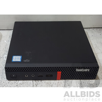 Lenovo ThinkCentre M720q Intel Core i7 (8700T) 2.40GHz-4.00GHz 6-Core CPU Tiny Form Factor Desktop Computer w/ Power Adapter