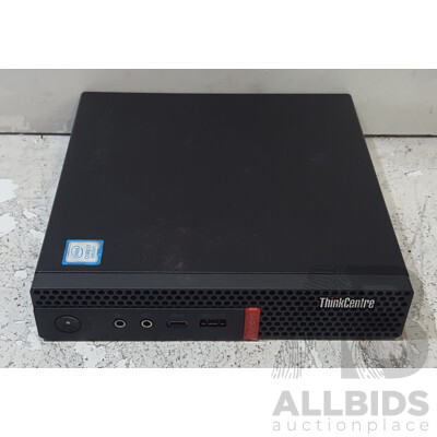 Lenovo ThinkCentre M720q Intel Core i7 (8700T) 2.40GHz-4.00GHz 6-Core CPU Tiny Form Factor Desktop Computer w/ Power Adapter