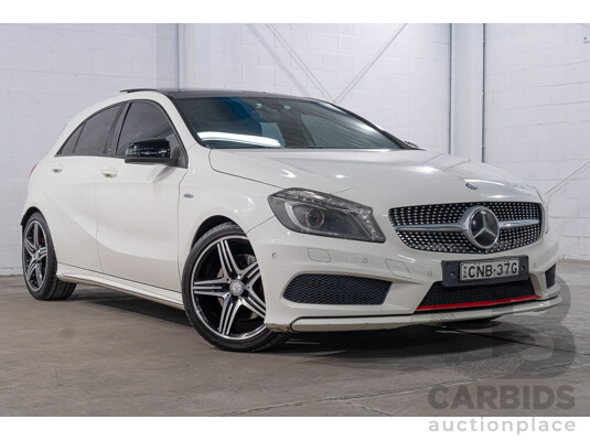 06/2013 Mercedes-Benz A250 SPORT FWD 176 5D Hatchback Cirrus White 2.0L - photo 1