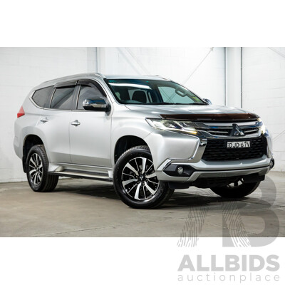 05/2016 Mitsubishi Pajero Sport GLX (4x4) QE 4D Wagon Silver Turbo Diesel 2.4L