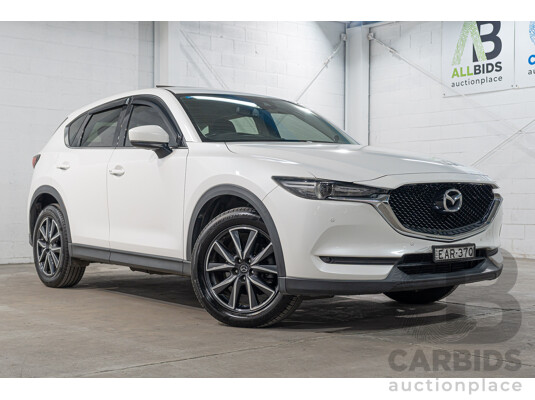 12/2017 Mazda Cx-5 GT (4x4) AWD MY17.5 (KF SERIES 2) 4D Wagon Snowflake White Diesel Turbo 2.2L - photo 1
