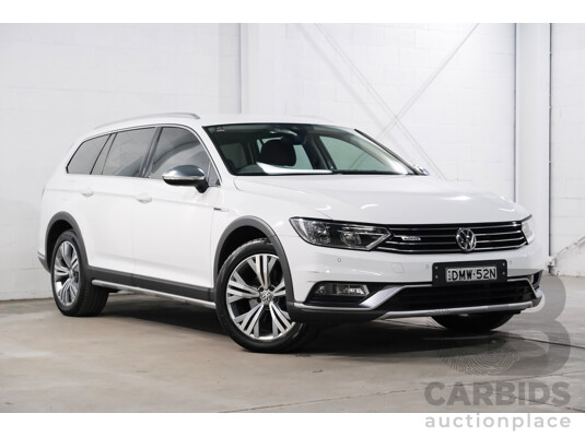 06/2018 Volkswagen Passat Alltrack 140 TDI (AWD) 3C MY18.5 4d Wagon Pure White Turbo Diesel 2.0L - photo 1