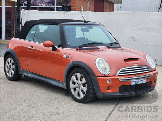 06/2006 Mini Cooper S Cabrio R52 2d Cabriolet Orange 1.6L - photo 1