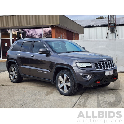 11/2014 Jeep Grand Cherokee Limited (4x4) WK MY15 4d Wagon Grey 3.0L