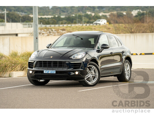 9/2015 Porsche Macan S Diesel (AWD) MY16 4d Wagon Jet Black Metallic Turbo Diesel 3.0L - photo 1