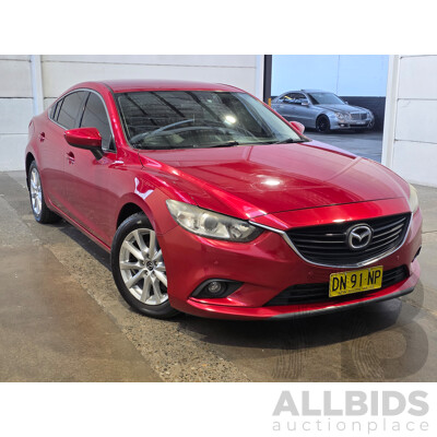 1/2013 Mazda 6 Touring FWD 6C 4d Sedan Red 2.2L