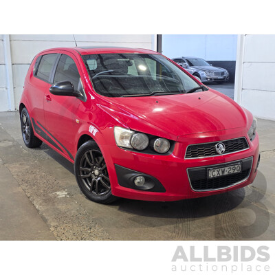 4/2015 Holden Barina CD FWD TM MY15 5d Hatchback White 1.6L