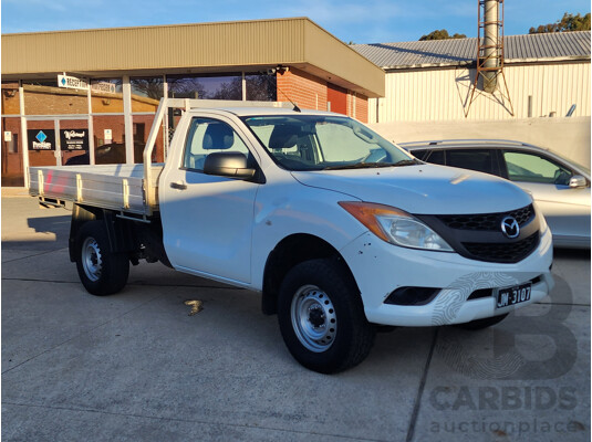 05/2013 Mazda Bt50 XT (4x2) C/Chas White 3.2L - photo 1