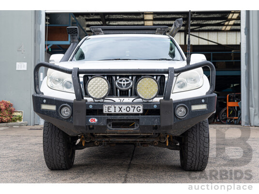 07/2012 Toyota Landcruiser Prado GX (4x4) KDJ150R 11 Upgrade 4d Wagon white 3.0L - photo 1