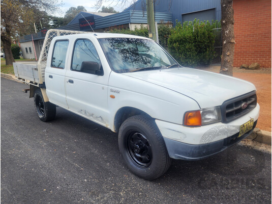 12/2001 Ford Courier GL (4x4) PE Crew Cab P/Up White 2.5L - photo 1