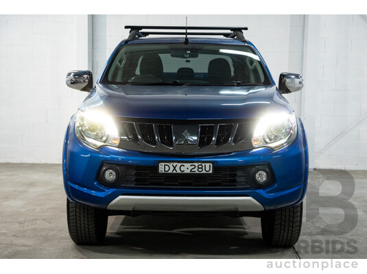 02/2018 Mitsubishi Triton Exceed (4x4) MQ MY18 Dual Cab Utility Blue Turbo Diesel 2.4L - photo 1