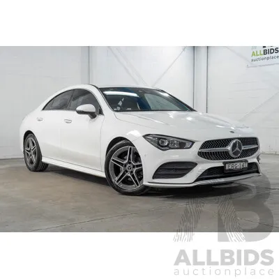 01/2022 Mercedes-Benz CLA 200 C118 MY22 4d Coupe White 1.3L