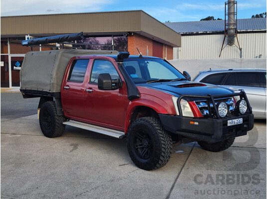 06/2010 Isuzu D-Max LS-U (4x4) TF MY10 Crew Cab Utility Red 3.0L - photo 1