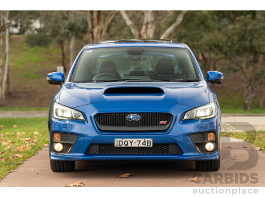 07/2017 Subaru WRX STI Premium (AWD) MY17 4D Sedan Lapis Blue Turbo 2.5L - photo 1